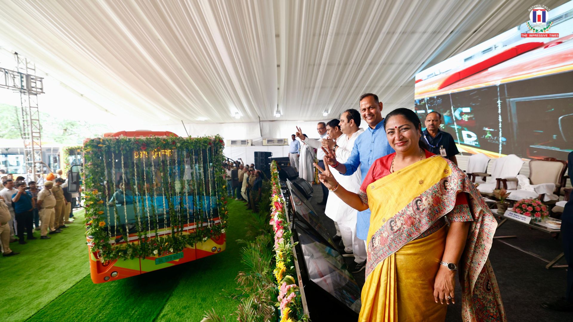 Chief Minister Rekha Gupta inaugurates state-of-the-art Narela Bus Terminal; Green Transportation to reach every corner of Delhi from Narela