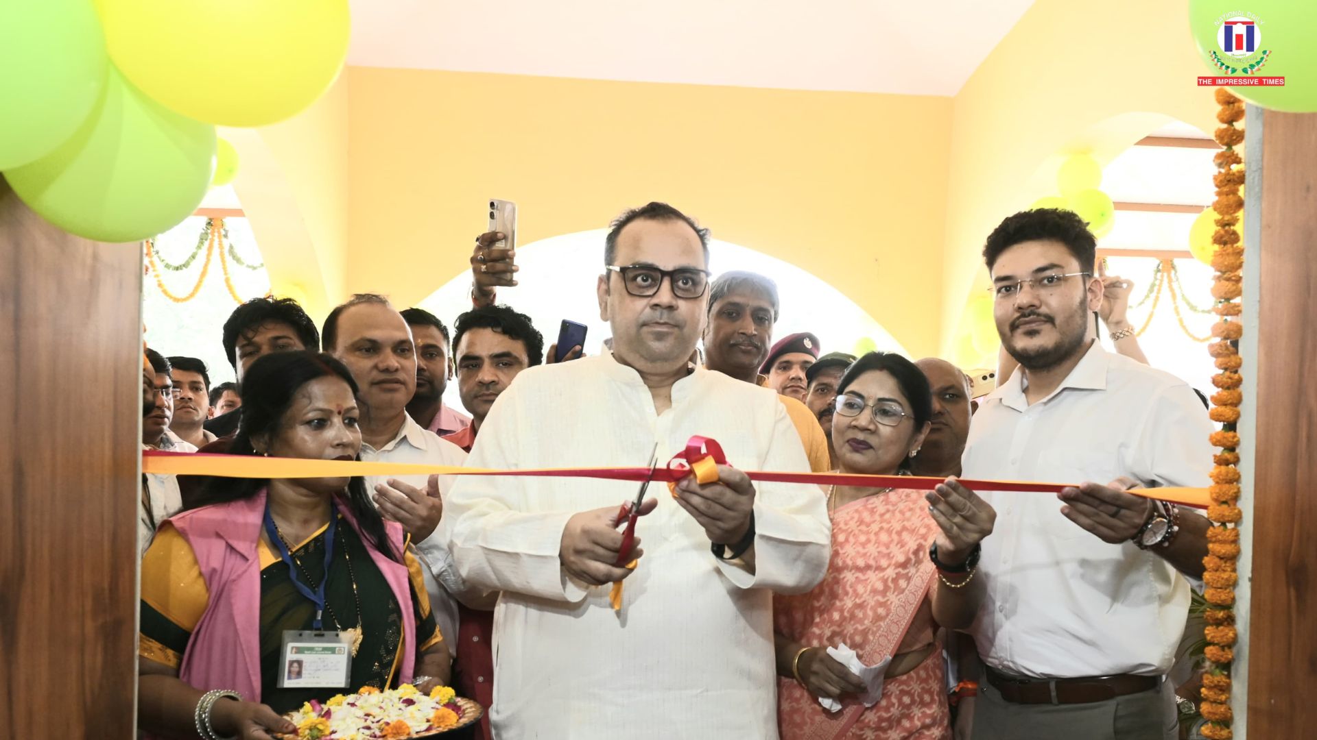 Health Minister Dr. Pankaj Kumar Singh inaugurates the ‘Ayushman Arogya Mandir’ at Vikas Nagar in Vikaspuri Assembly Constituency.