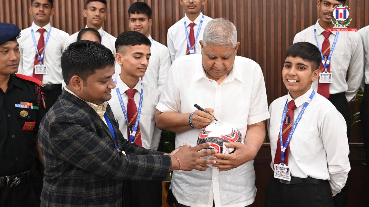 Text of the Vice-President’s address to the Students of Sainik School, Chittorgarh (Excerpts)