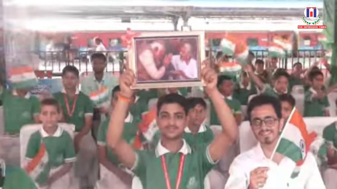 J-K Students Flock to Katra Station to Welcome PM Modi for Vande Bharat Flag-Off