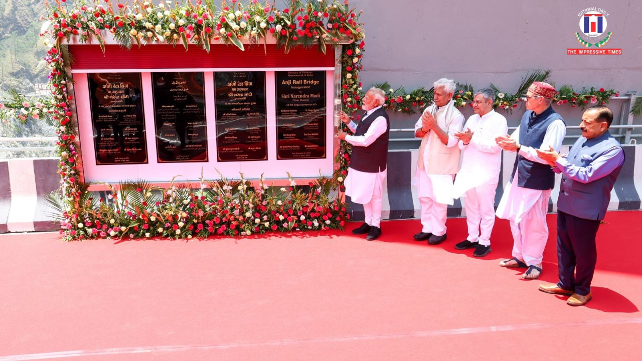 Prime Minister Narendra Modi lays foundation stone, inaugurates and dedicates multiple development projects worth over Rs 46,000 crore in Jammu & Kashmir