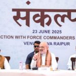 Union Home Minister Amit Shah Meets Security Personnel in Chhattisgarh