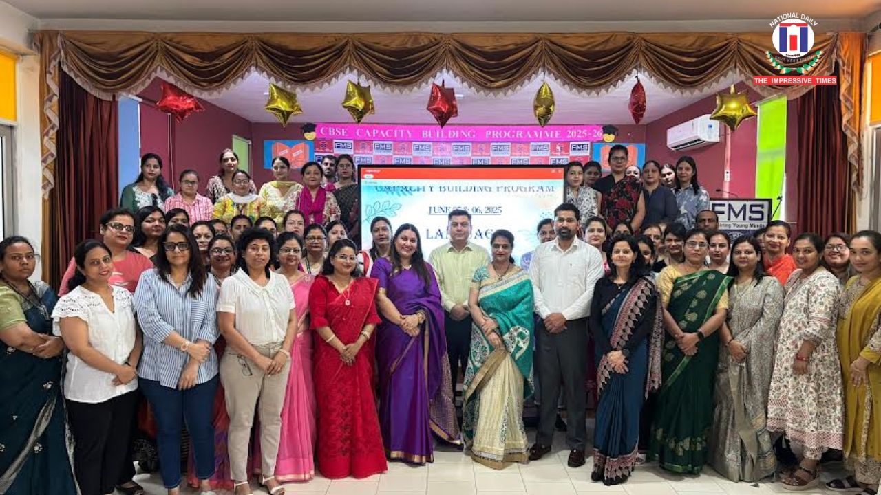 FMS, Sector- 31 organized CBSE- Capacity Building Programmes on  Joyful Mathematics and English Language & Literature