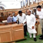 Vijender Gupta Inspects Renovation Work at Legislative House