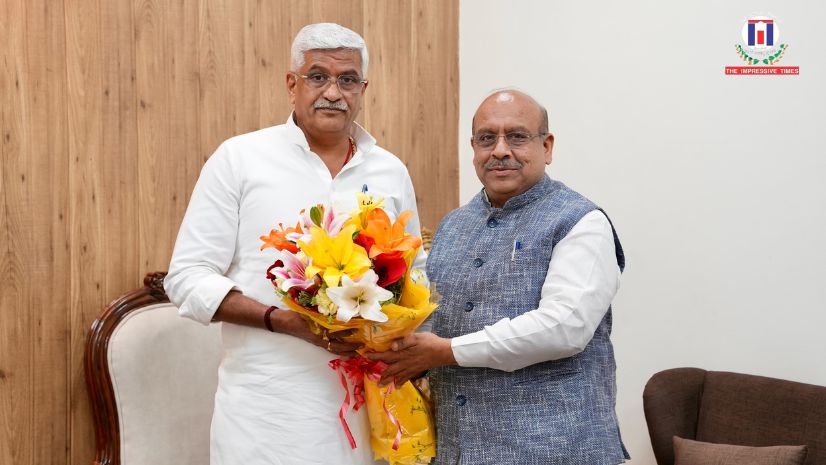 Vijender Gupta called on Union Minister of Tourism Gajendra Singh Shekhawat