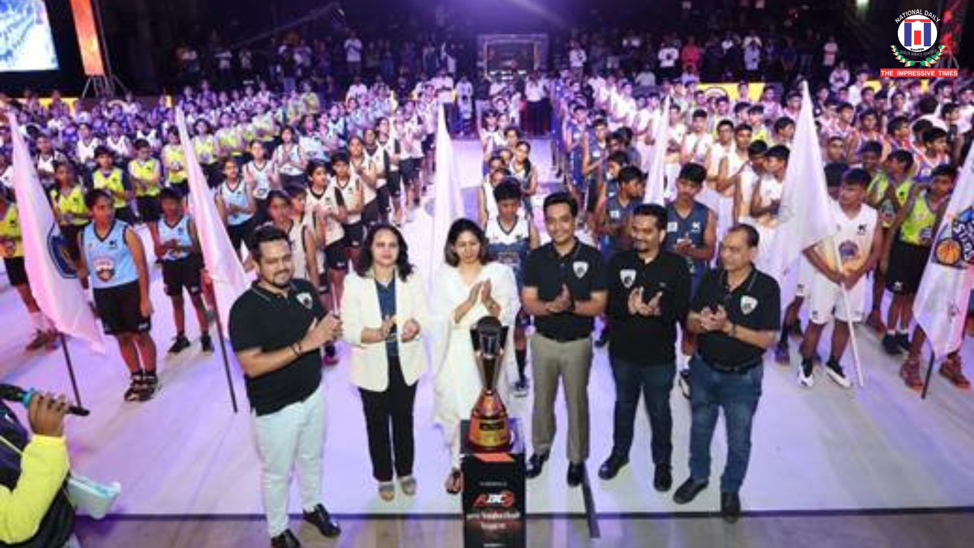 Union MoS  Raksha Khadse Inaugurates ABC Pro Basketball League Season 4 in Pune