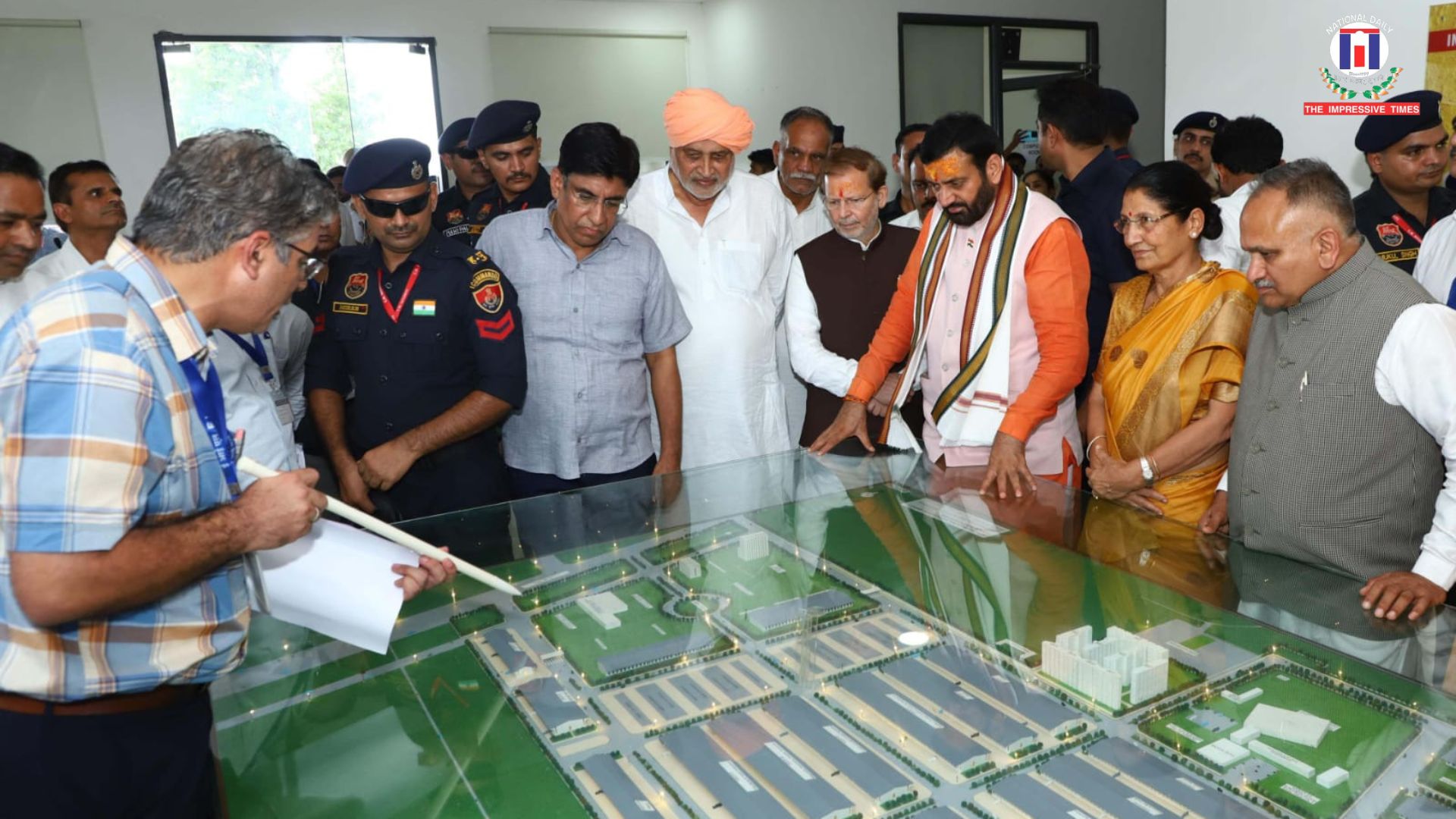 Chief Minister Nayab Singh Saini holds review meeting on Ganaur India International Horticulture Market