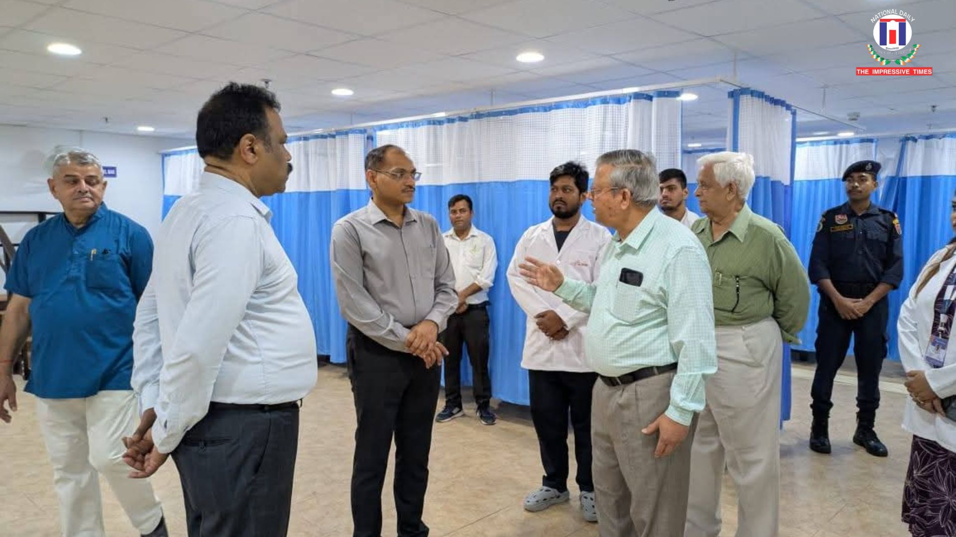 CP Satender Kumar Gupta inspects Dr. Suraj Prakash Arogya Kendra in Sector-8, Faridabad