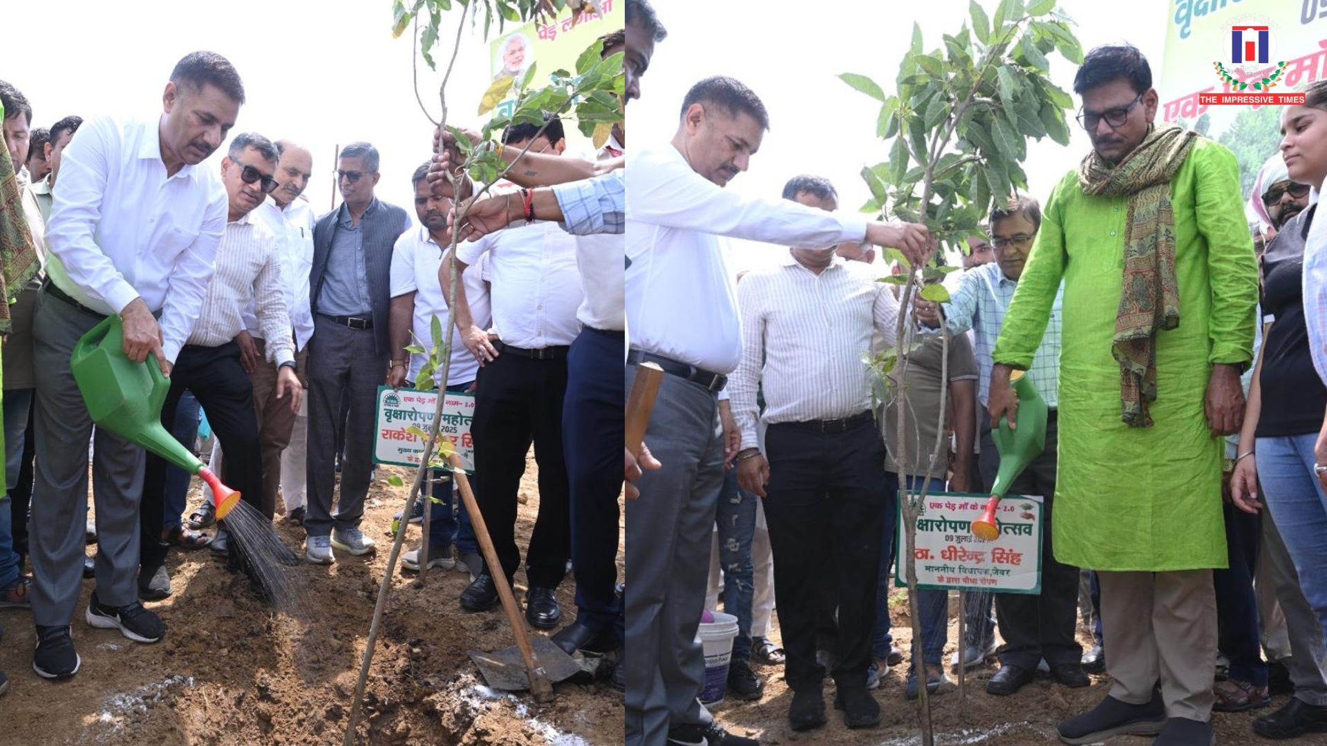 YEIDA plants 56,660 saplings in a day, exceeds annual target under statewide green drive
