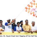 Chief Minister Nayab Singh Saini leads by example, runs half marathon to inspire youth to stay away from drugs