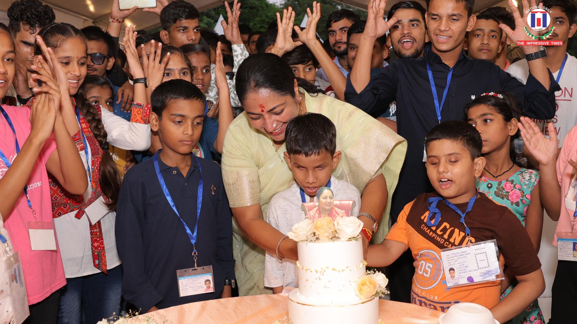 Didi, Tum Jiyo Hajaron Saal,” said specially-abled children, bringing tears to CM Rekha Gupta’s eyes