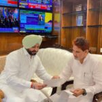Rajya Sabha MP Subhash Barala meets Union MoS for Railways Ravneet Singh Bittu, discusses expansion of rail facilities in Tohana and Jakhal