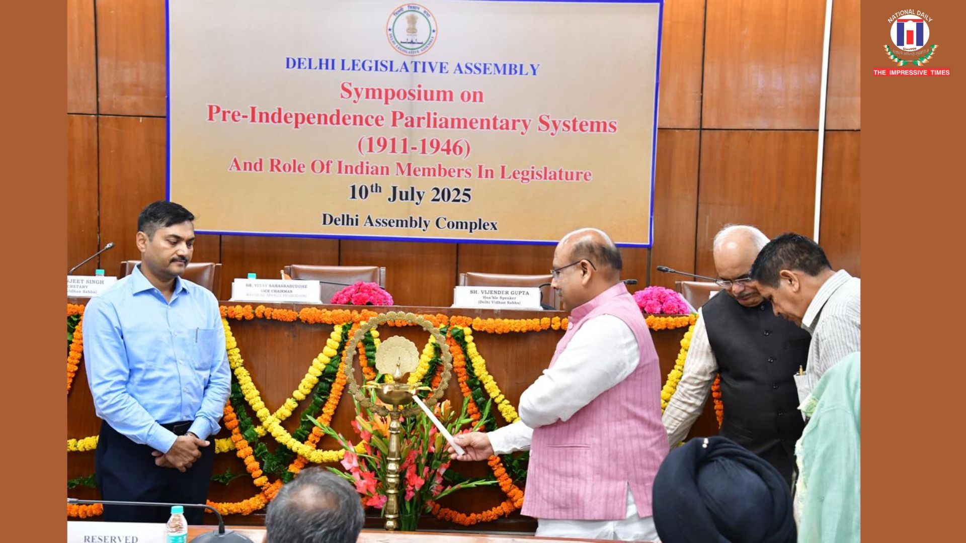 Delhi Assembly hosts landmark symposium on “Pre-Independence Parliamentary Systems in India and Role of Indian Members in our Freedom Movement”