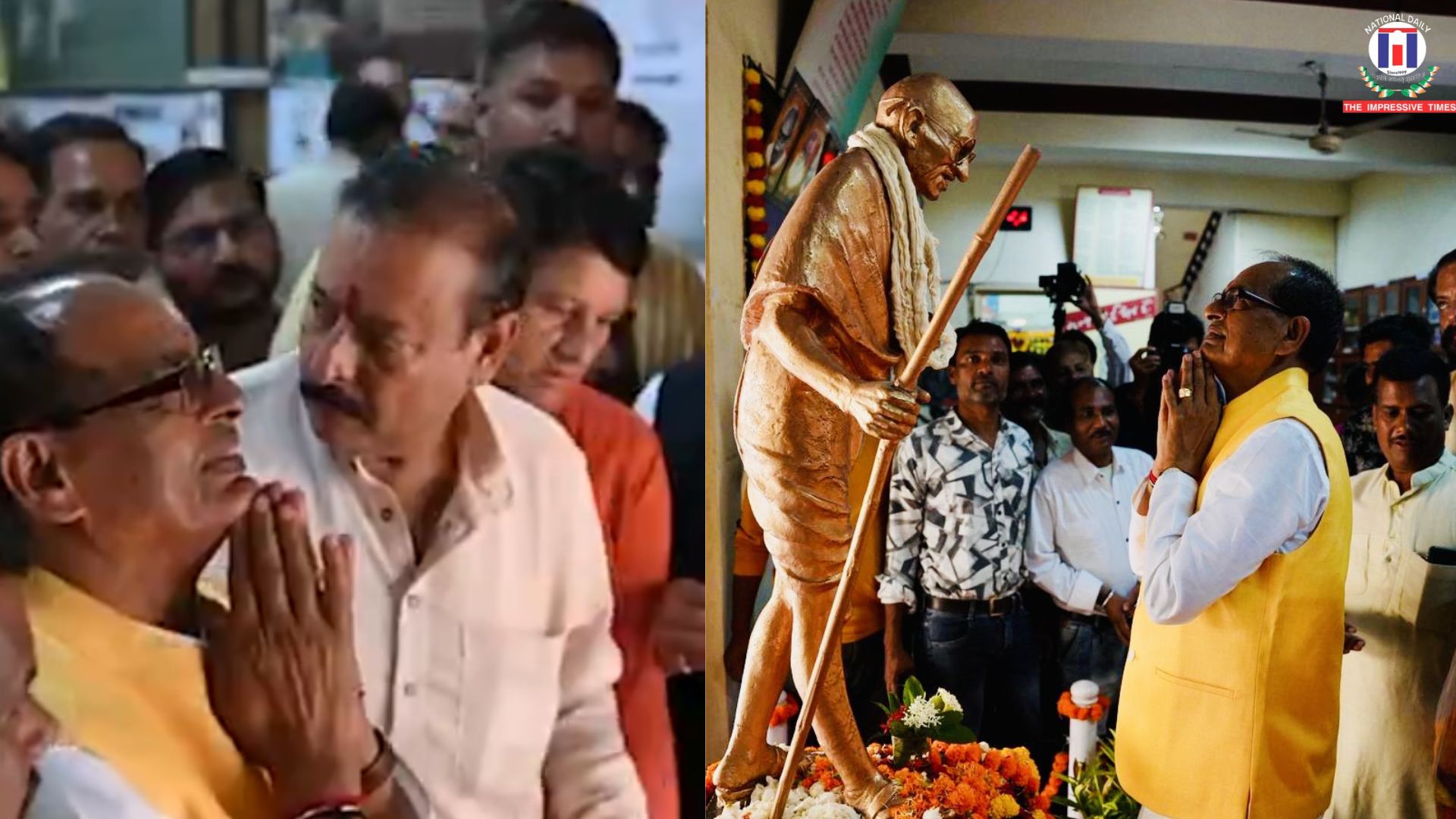 Shivraj Singh Chouhan, Gandhi Jayanti 2025, Mahatma Gandhi ideals, truth and non-violence, Gandhi Bhavan