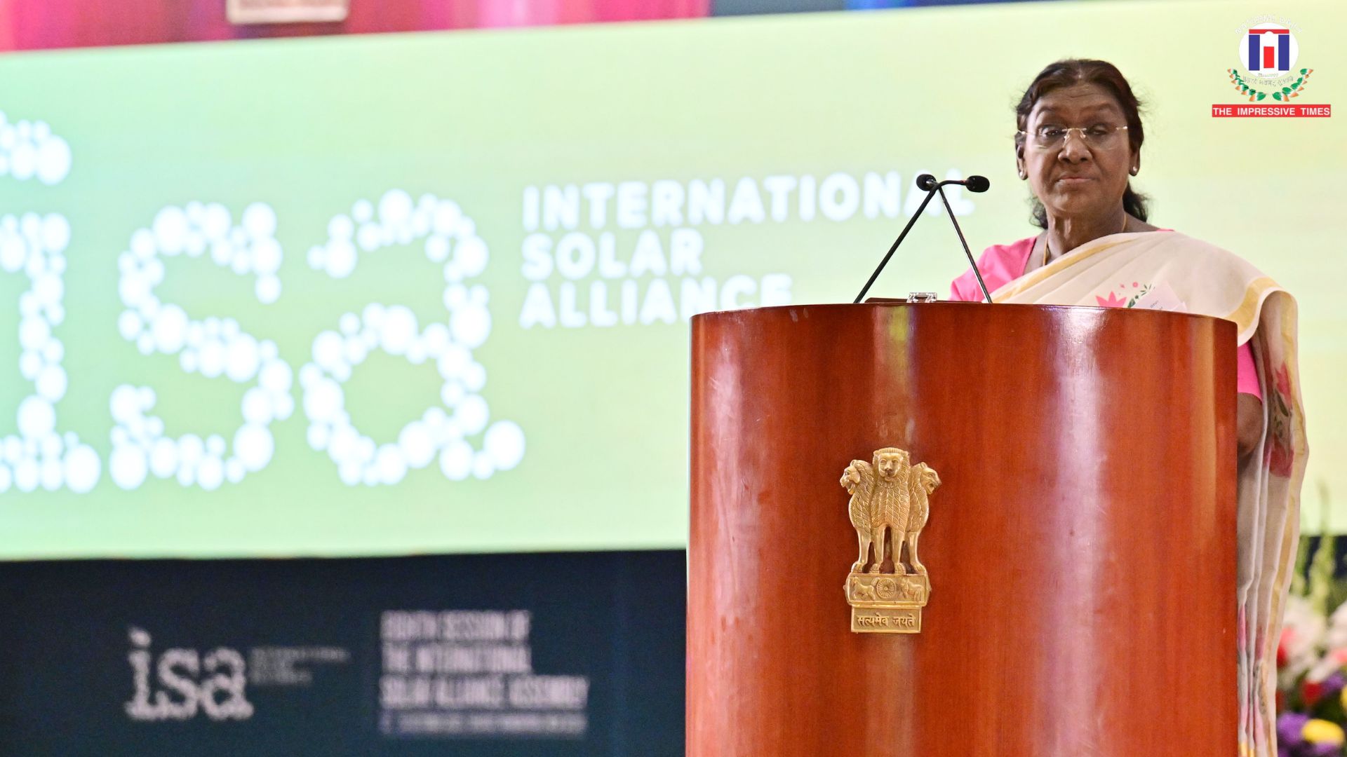 President Murmu Inaugurates 8th International Solar Alliance Assembly, Calls Solar Energy a Pathway to Empowerment and Inclusive Growth