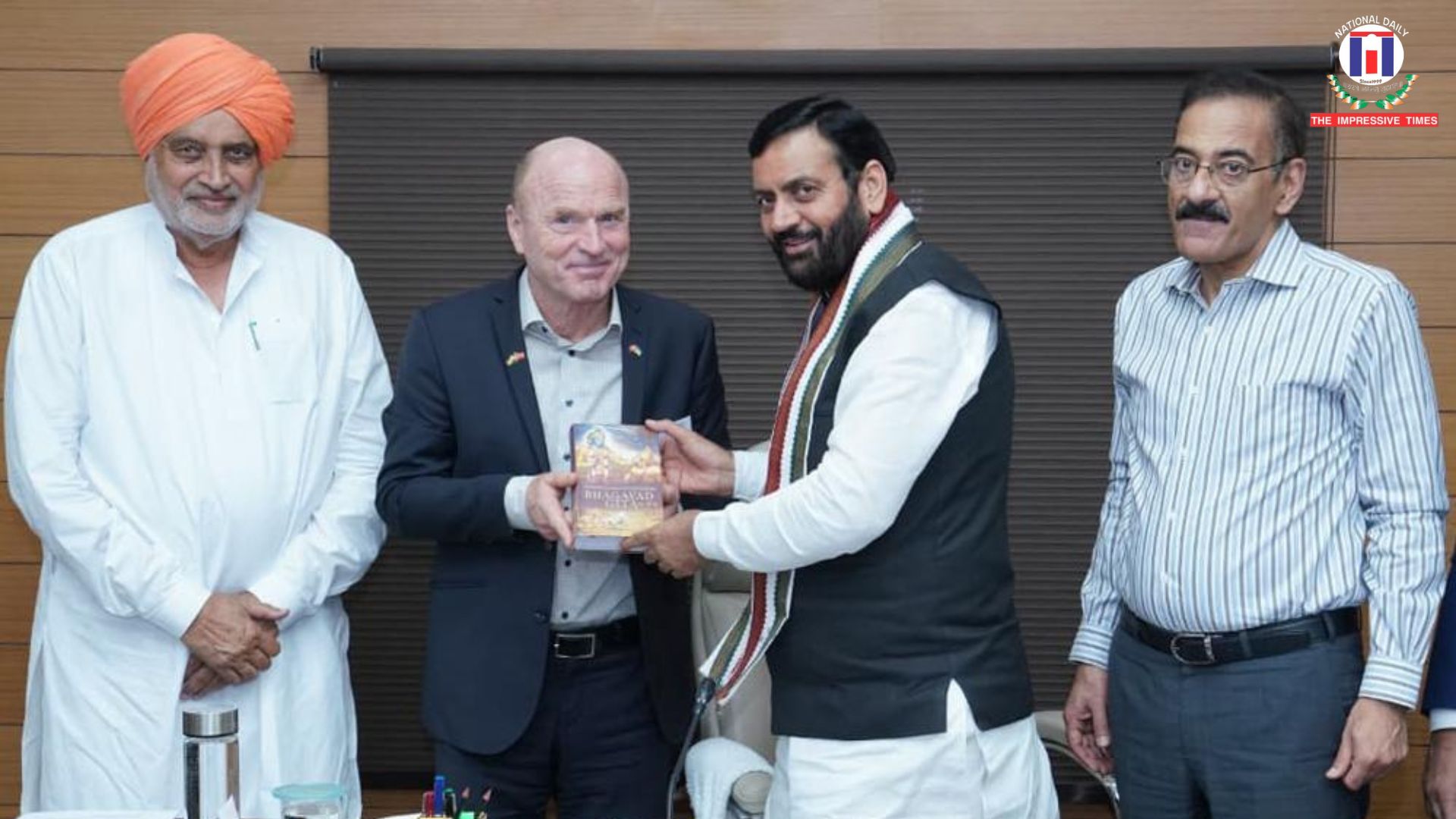Nayab Singh Saini, Denmark Delegation, Haryana Agriculture, Foreign Investment, Animal Husbandry, Dairy Development, Haryana Government, Shyam Singh Rana