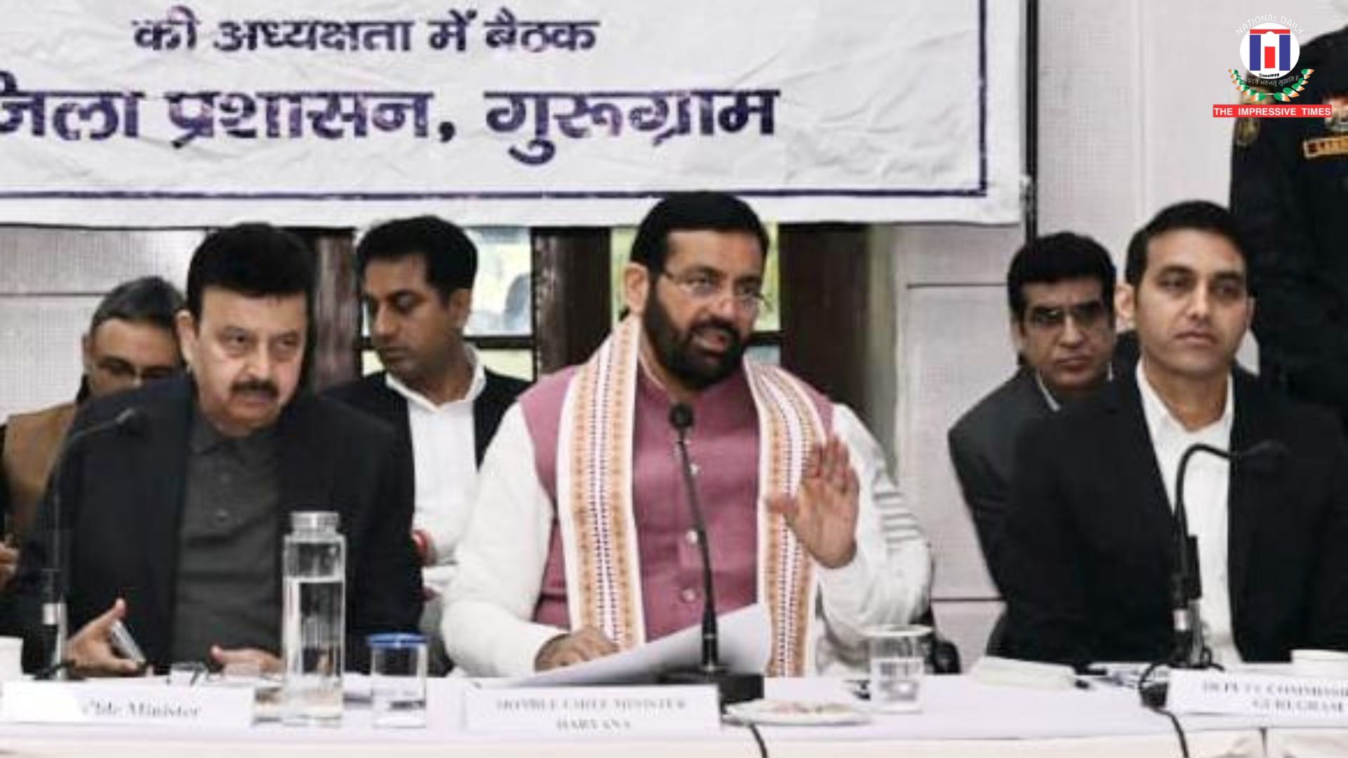 CM chairs District Grievances Redressal Committee meeting at Gurugram, 12 out of 16 Complaints Resolved on the Spot