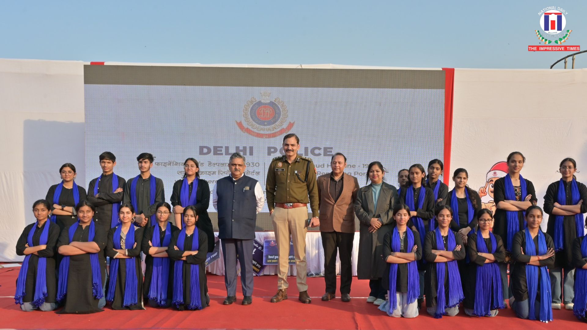 ‘SANTA KI SEEKH’ Delhi Police conduct Citywide Cyber Awareness Campaign