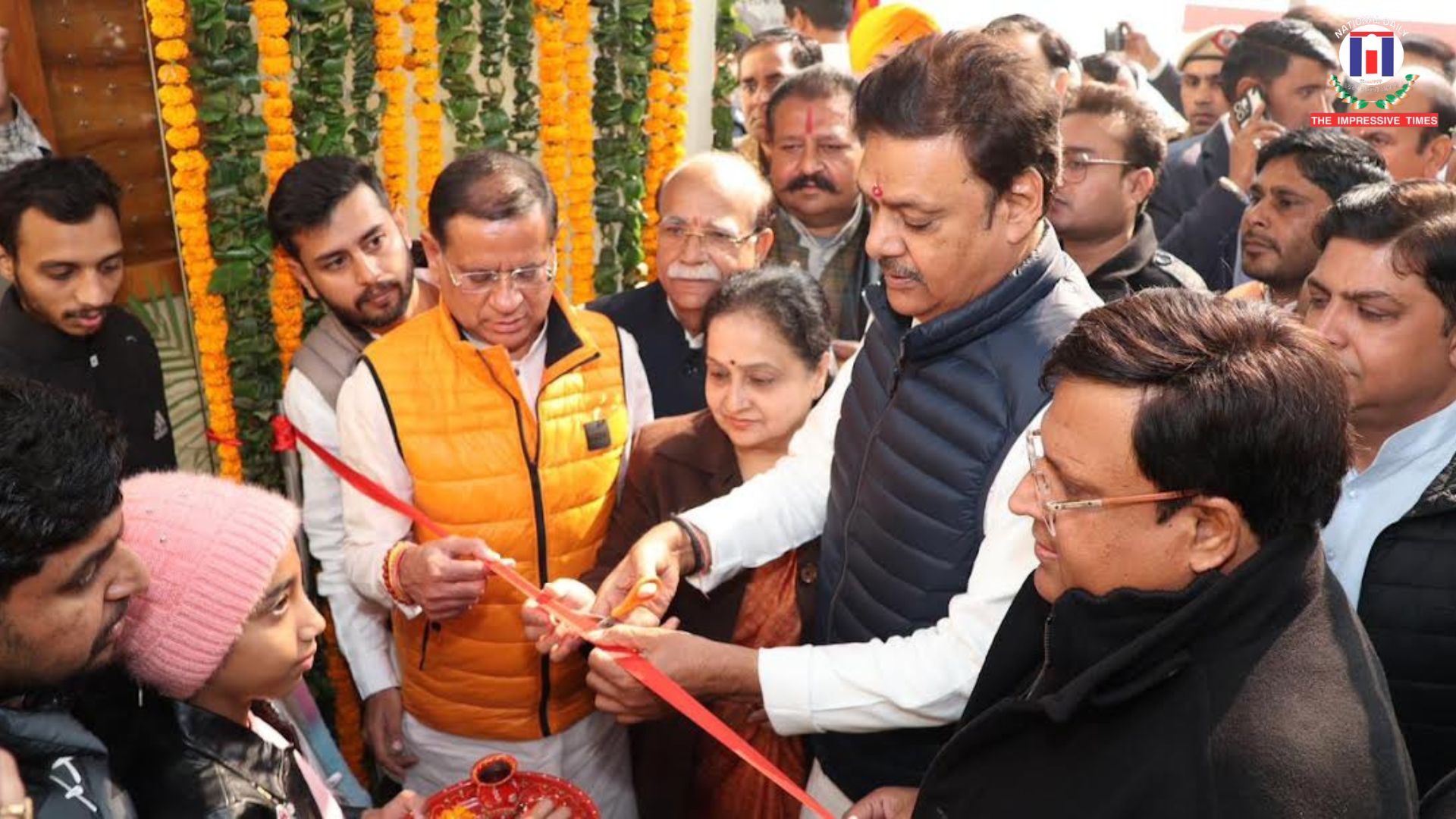 Haryana Cabinet Minister Vipul Goel Inaugurates Atal Library Building in Faridabad