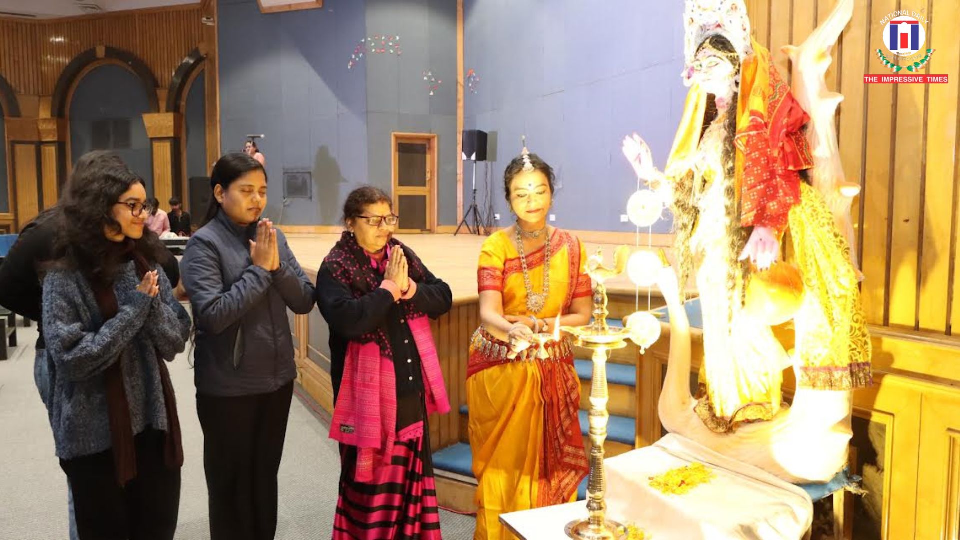 “An Evening Dedicated to Culture”: Odissi Performance by Dancer Poulami Guha Captivates Audience at NPTI