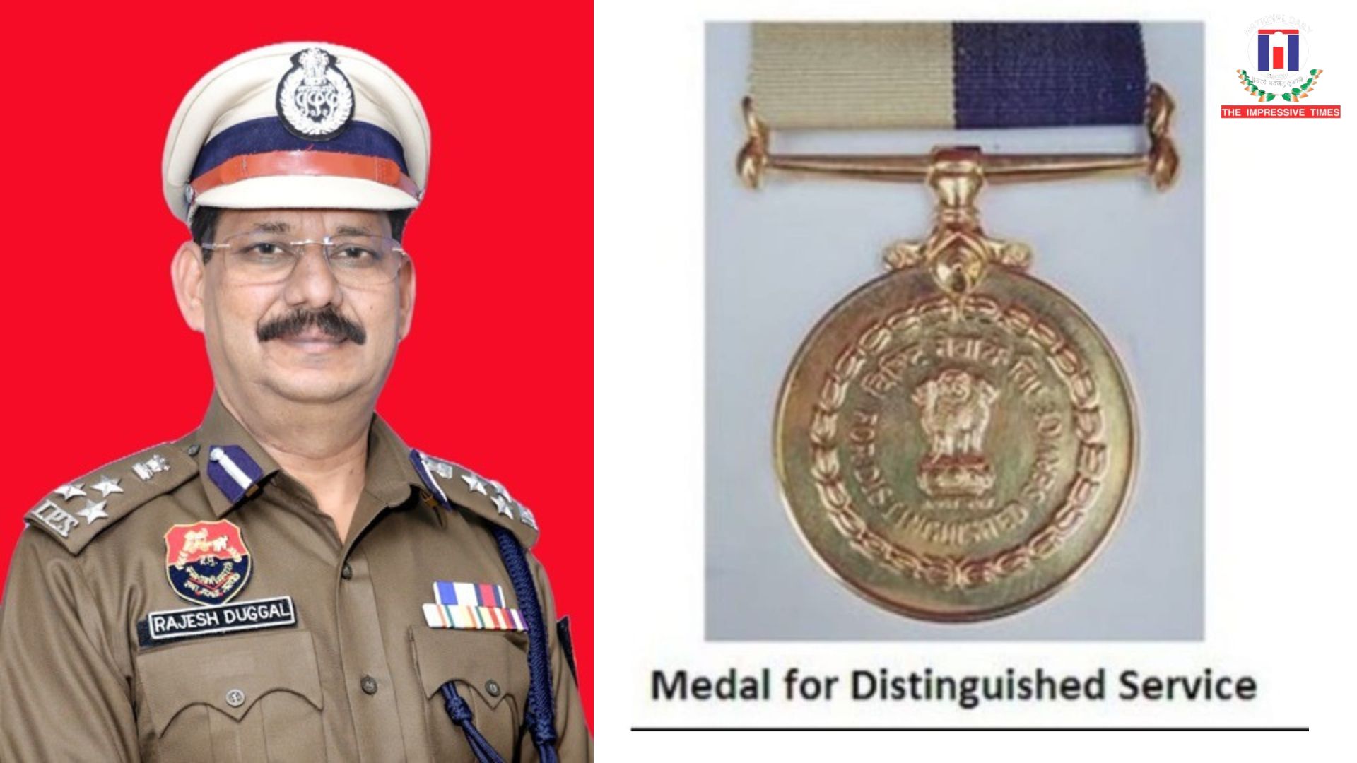 Joint Commissioner of Police, Faridabad, Rajesh Duggal, IPS, awarded with President’s Police Medal for Distinguished Service this Republic Day