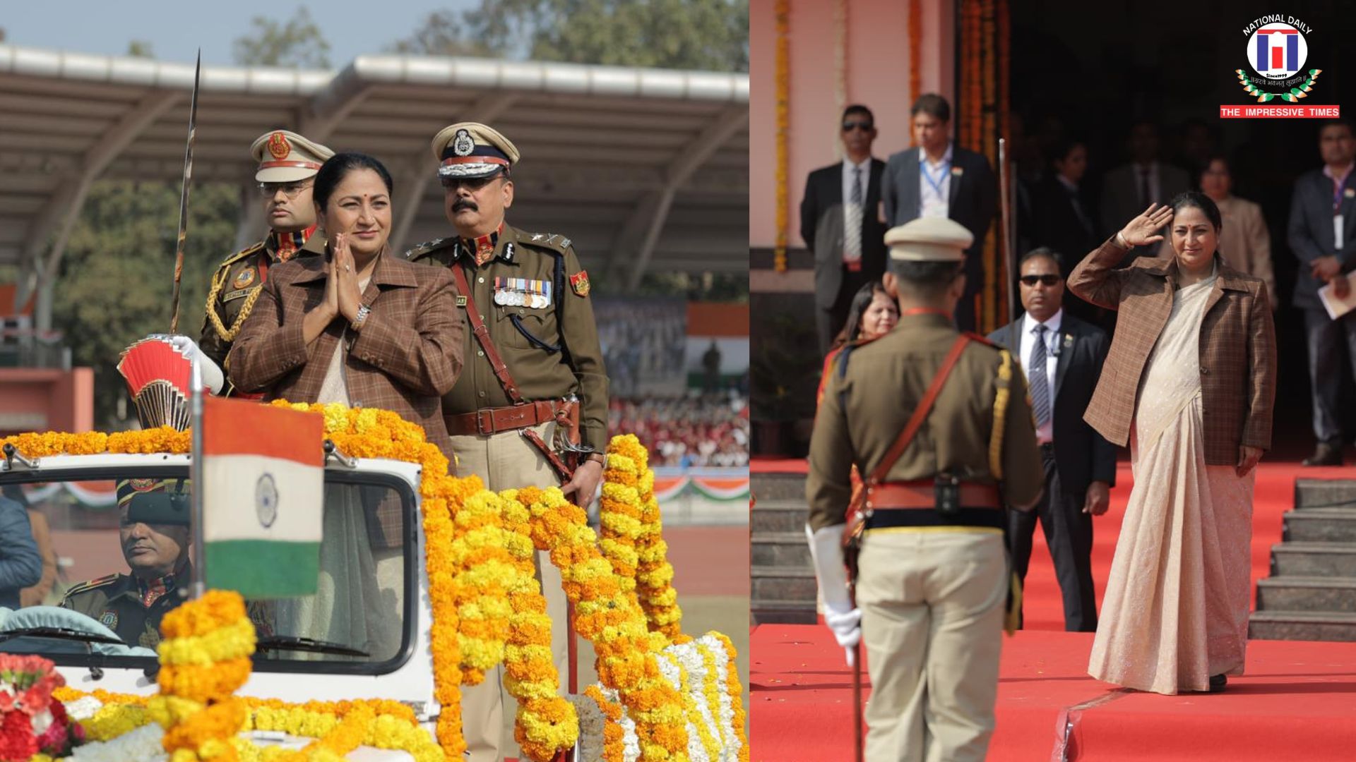 CM Rekha Gupta unfurled National Flag at Chhatrasal Stadium; emphasises Vision 2047