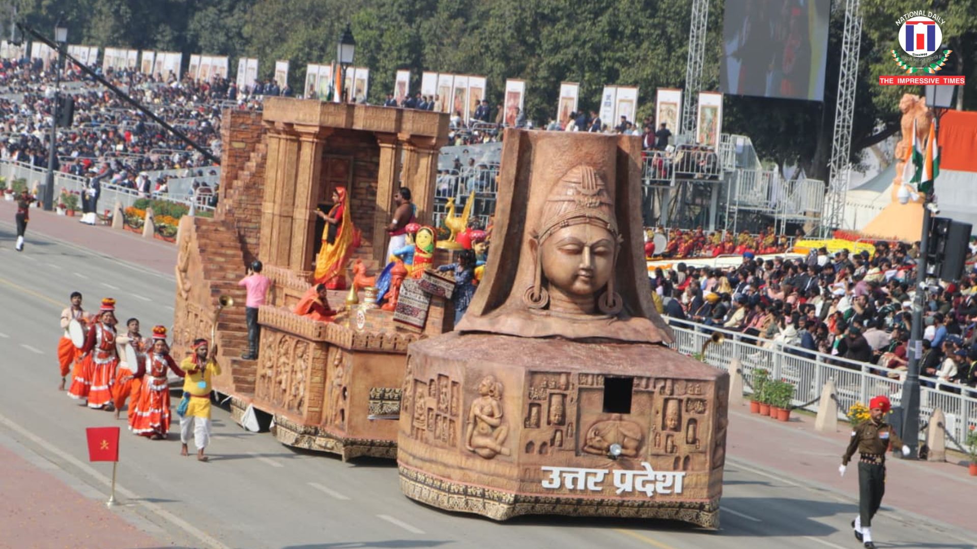UP Tableau mesmerizes audience at Kartavya Path on Republic Day 2026