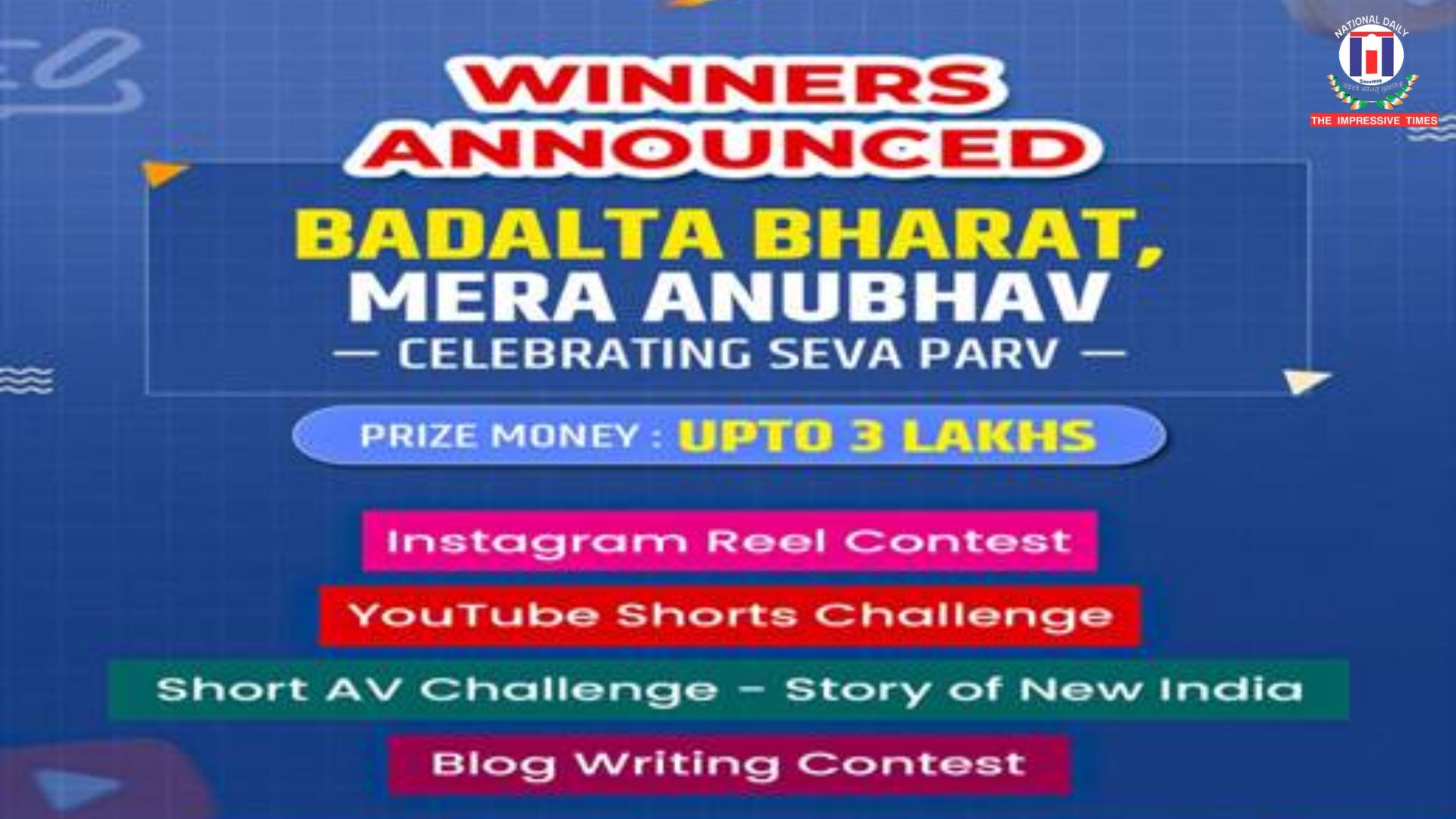 ‘Badalta Bharat Mera Anubhav’ Contest Winners Announced, Citizens Showcase India’s Transformation