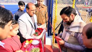 CM Nayab Saini Boosts Sports Infrastructure, Inaugurates Khelo India Hockey Ground at Kurukshetra University