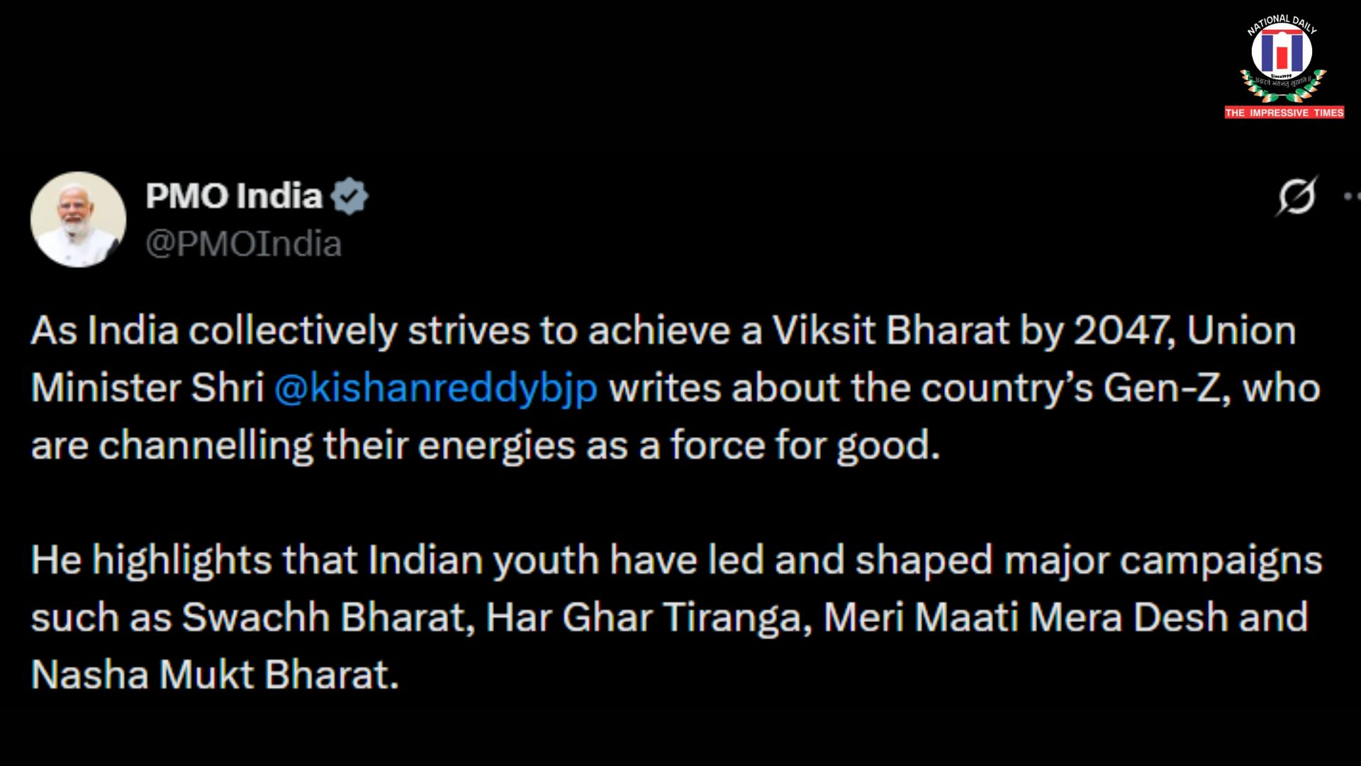 Prime Minister Narendra Modi