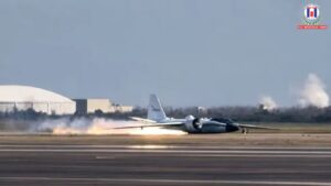 NASA Research Aircraft Makes Emergency Belly Landing in Texas, Crew Safe