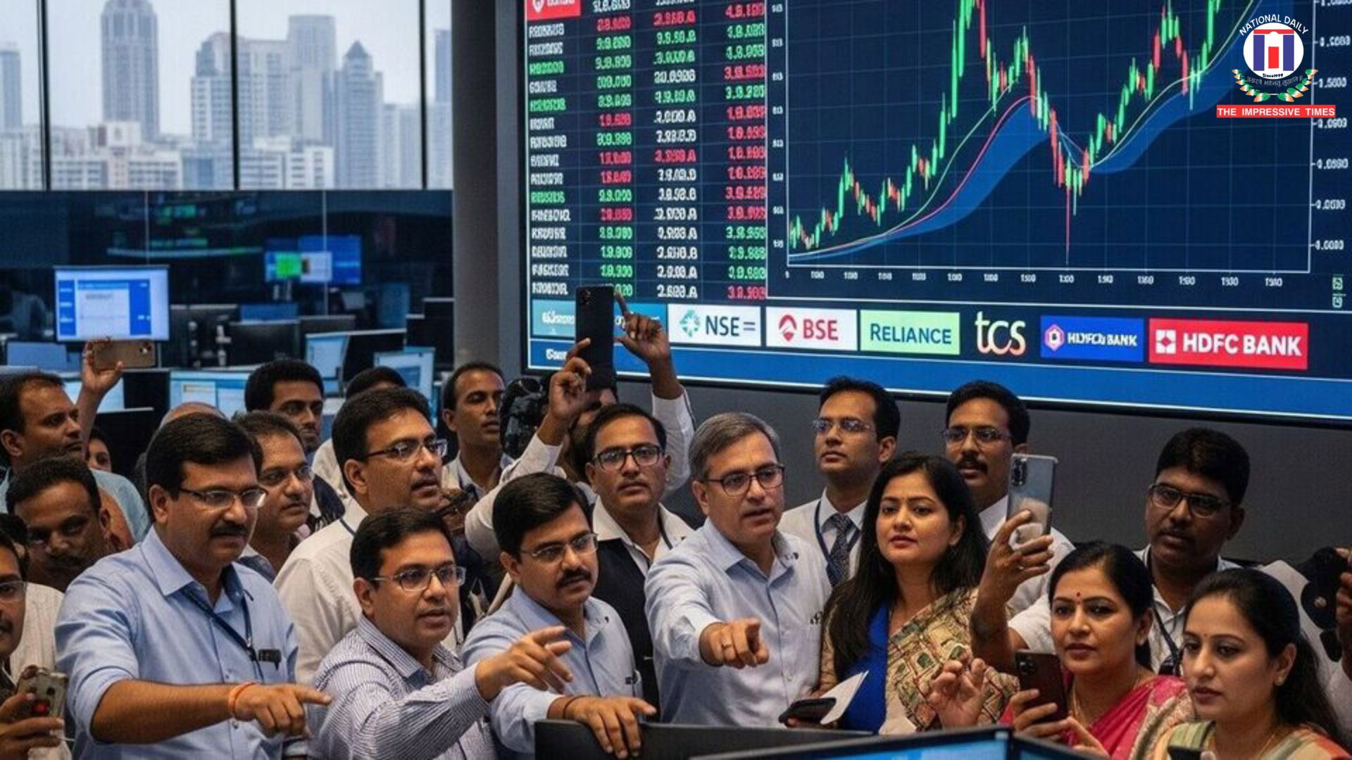Markets rally for second day as Sensex rises nearly 500 points; investor wealth jumps by ₹6 lakh crore