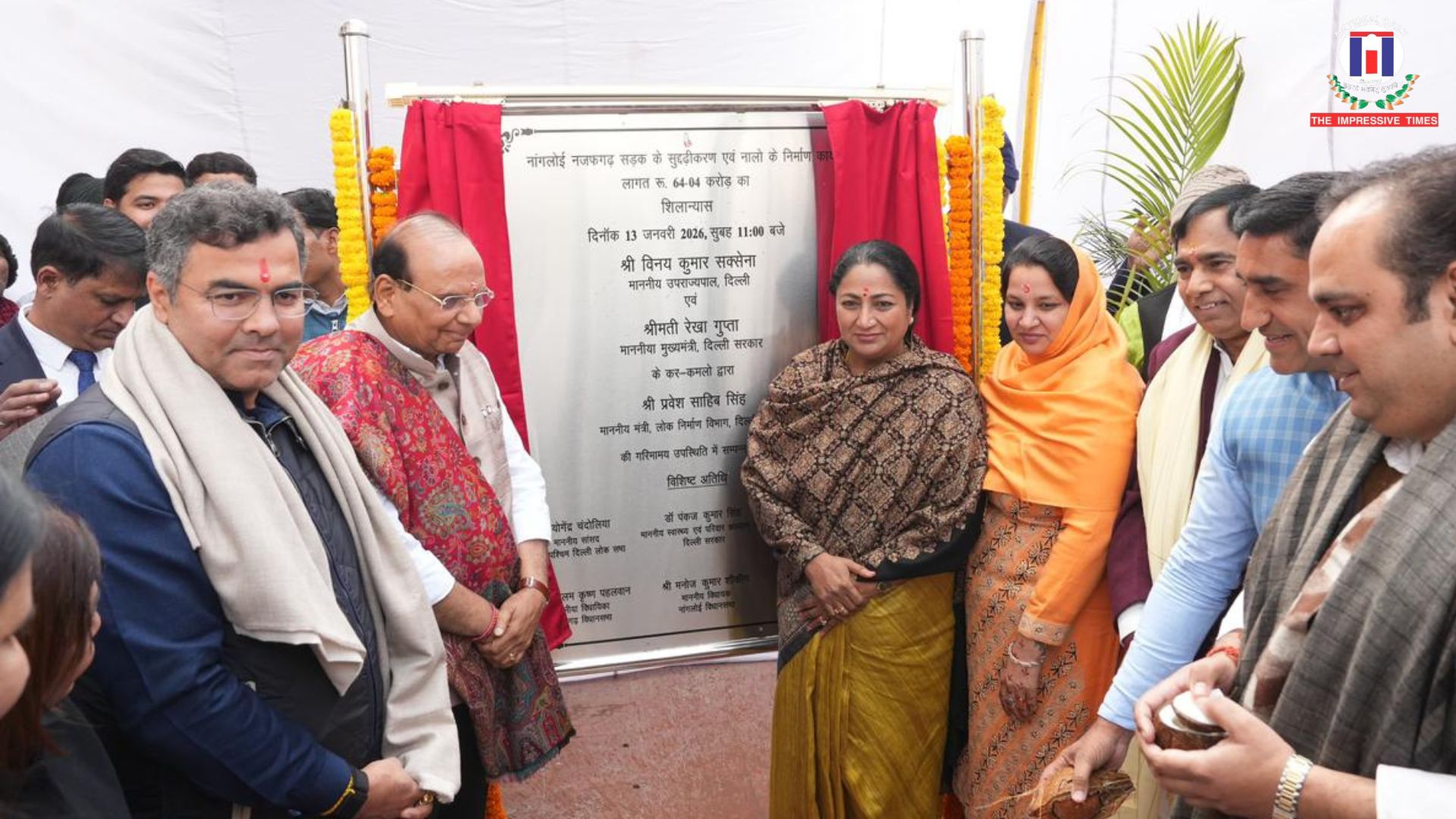 ₹64 Crore Nangloi-Najafgarh Road Project Launched to End Waterlogging in West Delhi