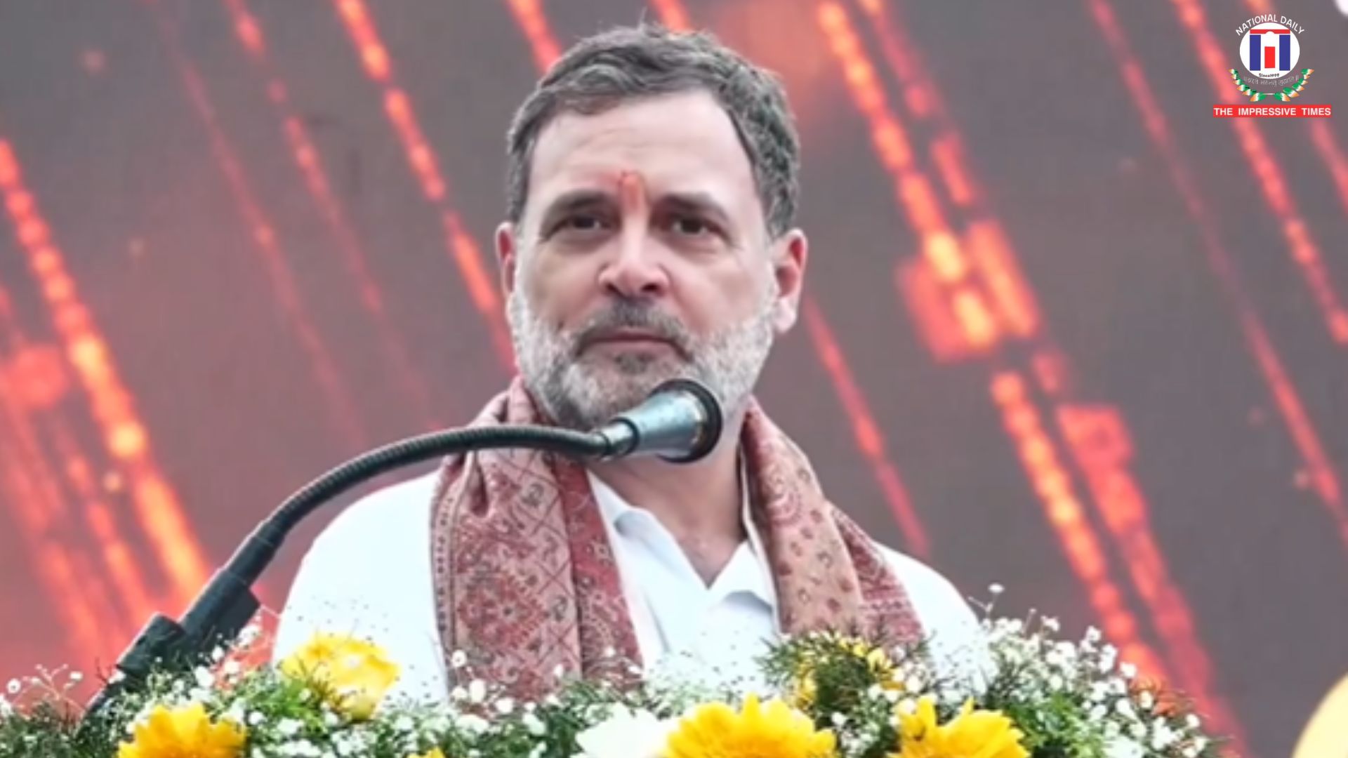 Rahul Gandhi inclusive India speech