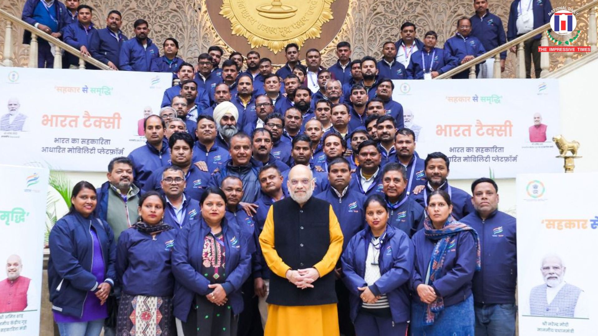 Amit Shah Engages with ‘Sarathis’, Unveils Cooperative Vision for Bharat Taxi