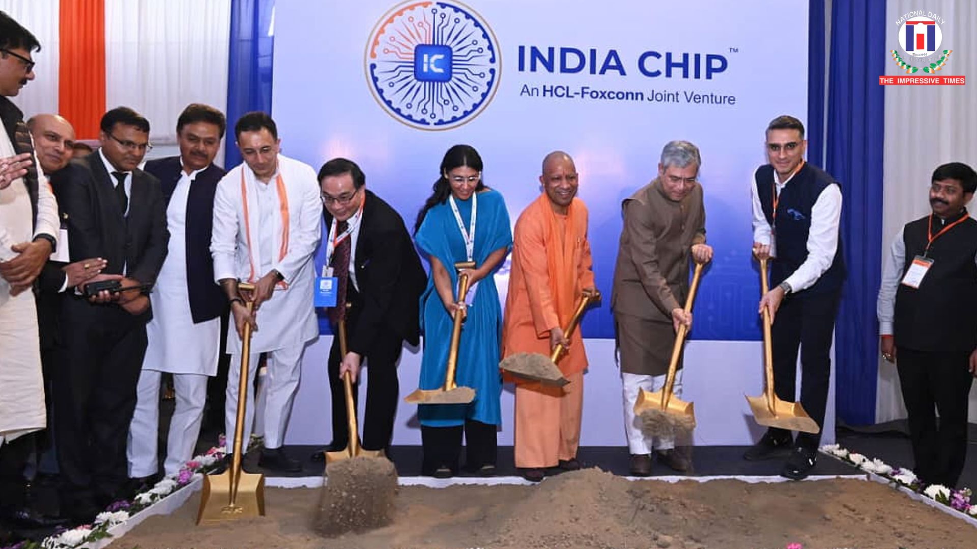 CM Yogi Adityanath Marks Major Industrial Milestone with India Chip Semiconductor Project