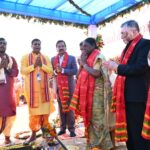 Droupadi Murmu Attends Bhoomi Pujan Ceremony of Sri Jagannath Temple in Jamshedpur