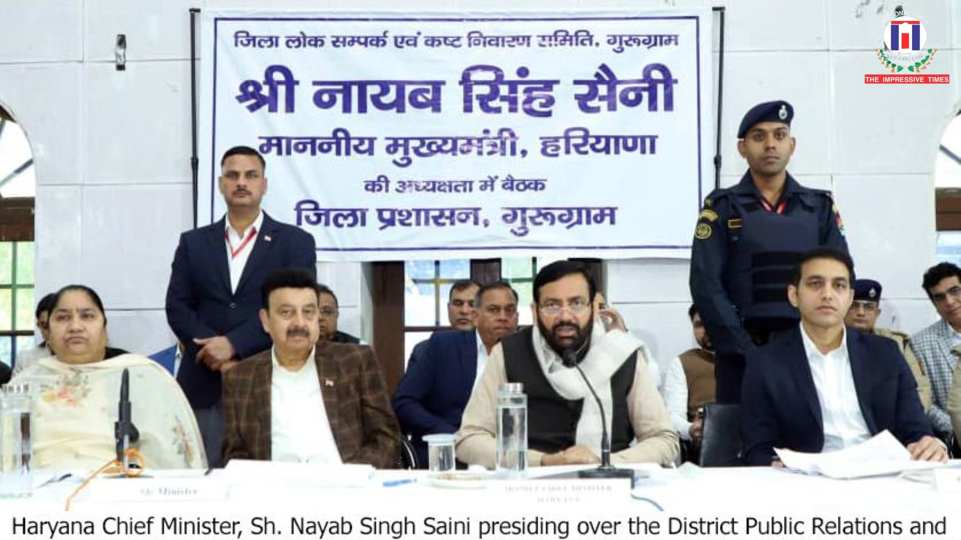 Special focus of Government on Gurugram’s development and prompt resolution of public grievances: CM Nayab Singh Saini
