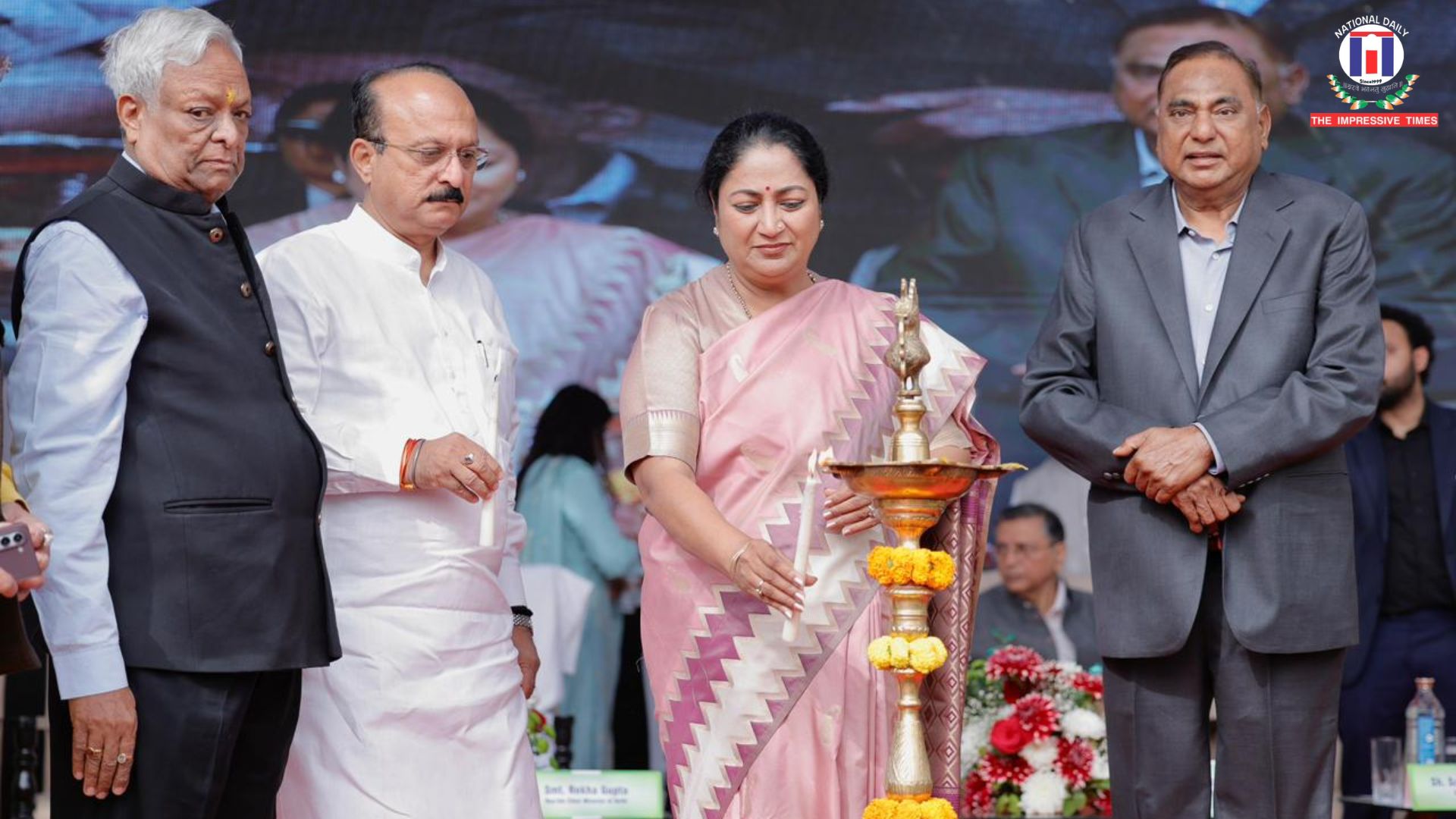 CM Rekha Gupta Launches Underground Cabling Project to Transform Chandni Chowk