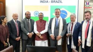 Shivraj Singh Chouhan Holds Bilateral Talks with Brazilian Ministers to Boost Agri Cooperation
