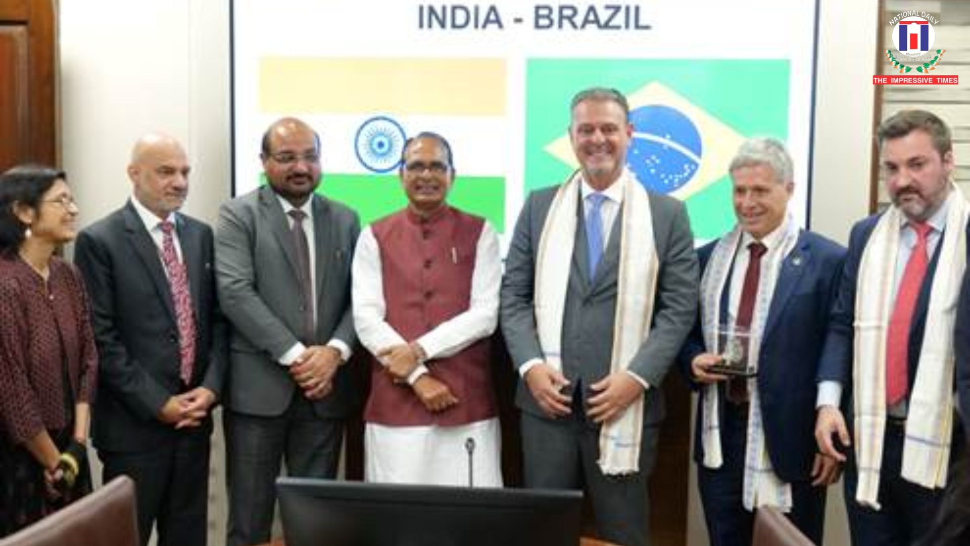 Shivraj Singh Chouhan Holds Bilateral Talks with Brazilian Ministers to Boost Agri Cooperation