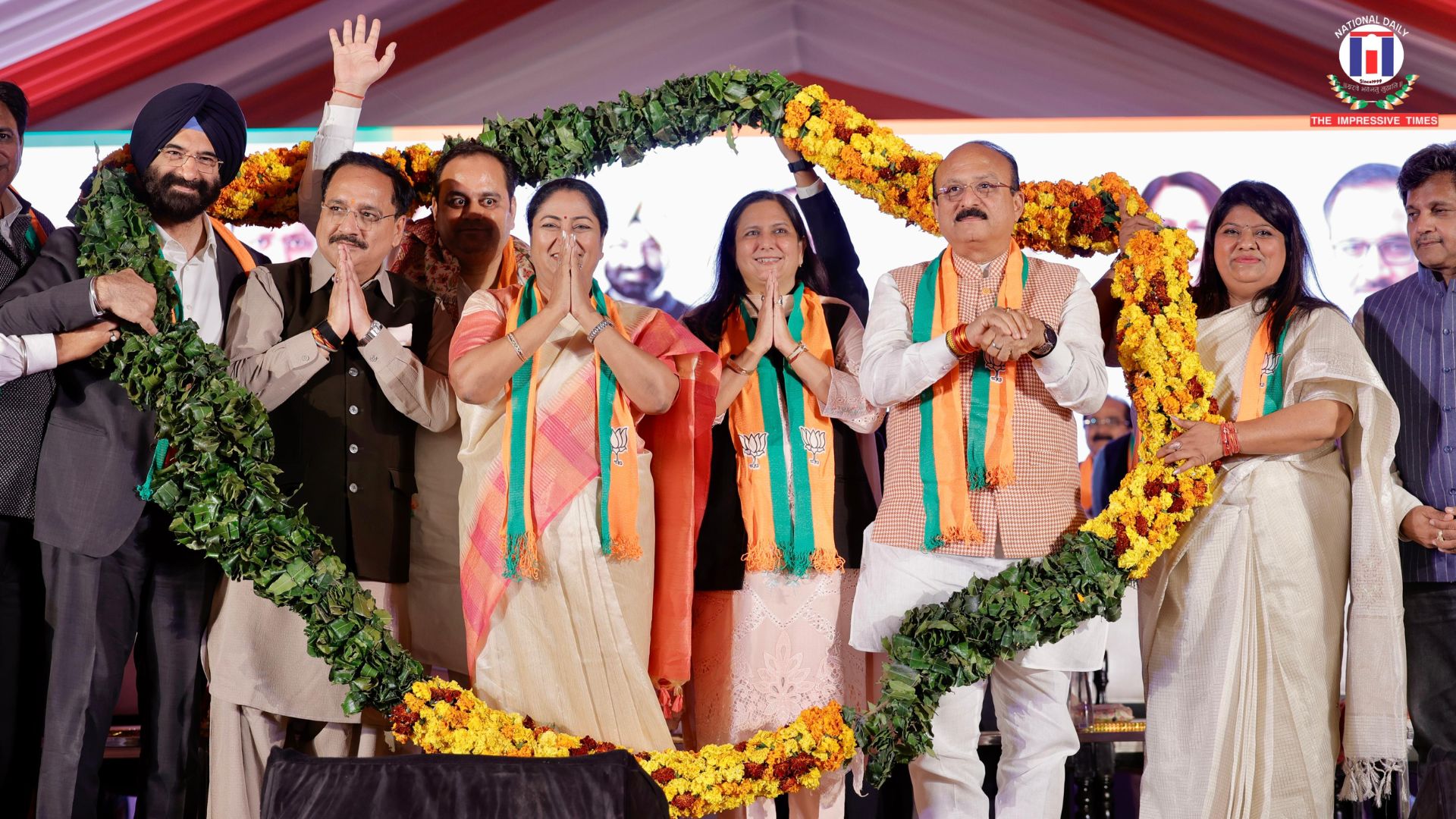 Chief Minister Rekha Gupta Engages with Party Workers in West Delhi, Expresses Gratitude