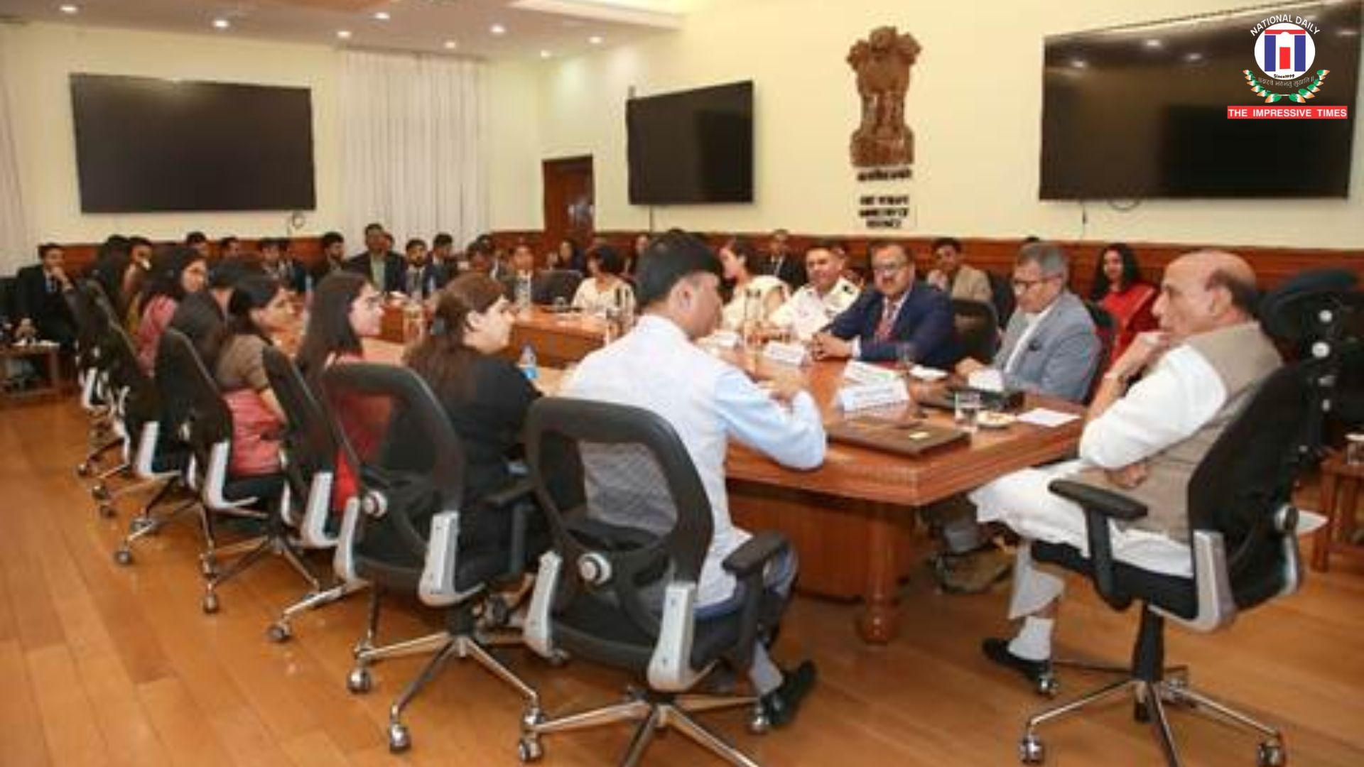 Rajnath Singh Urges IFS Trainees to Champion India’s Indigenous Defence Push Globally