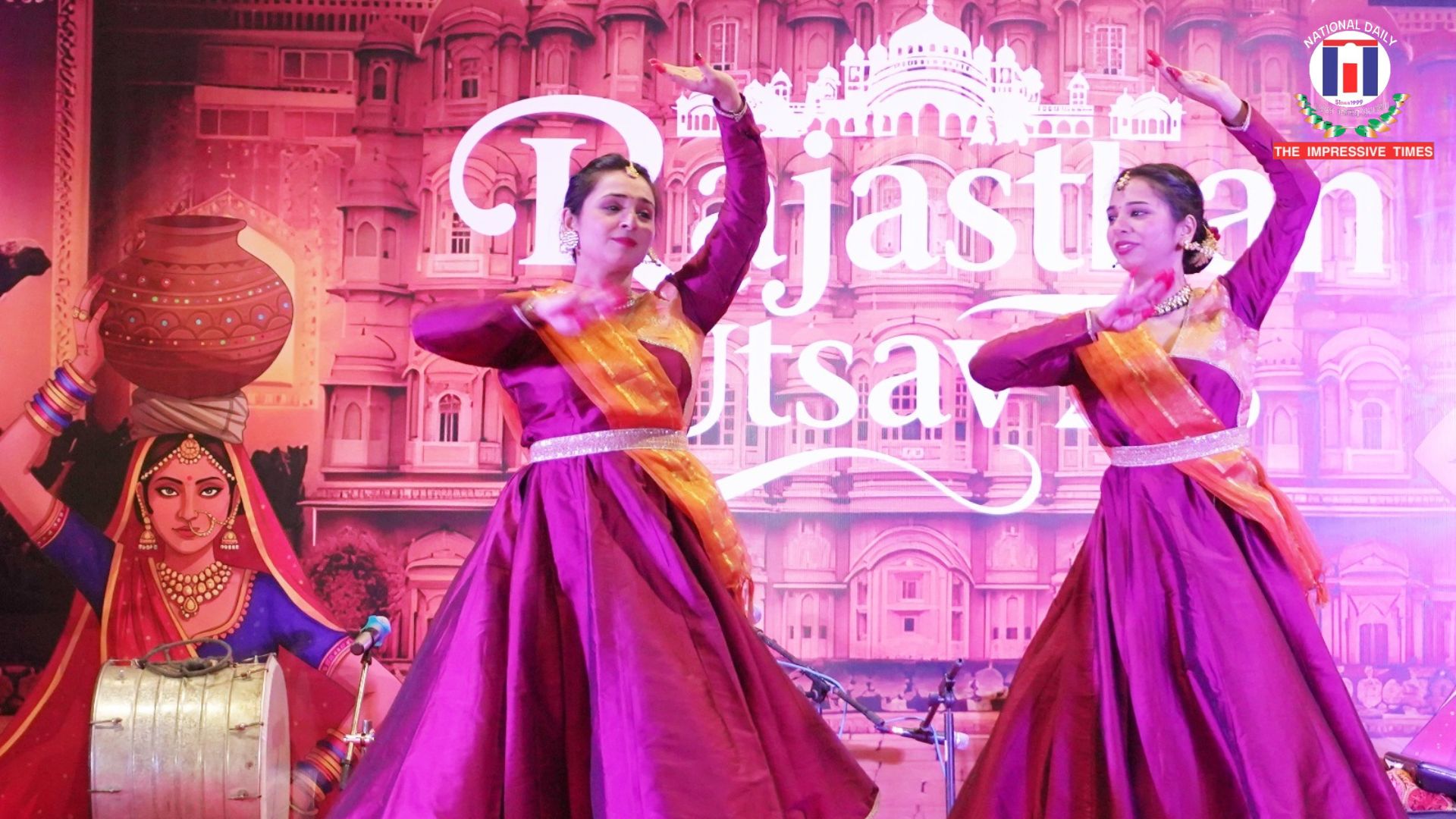 Kathak and Rajasthani Folk Performances Enchant Audience at ‘Rangat’ Cultural Evening during Rajasthan Utsav at Bikaner House