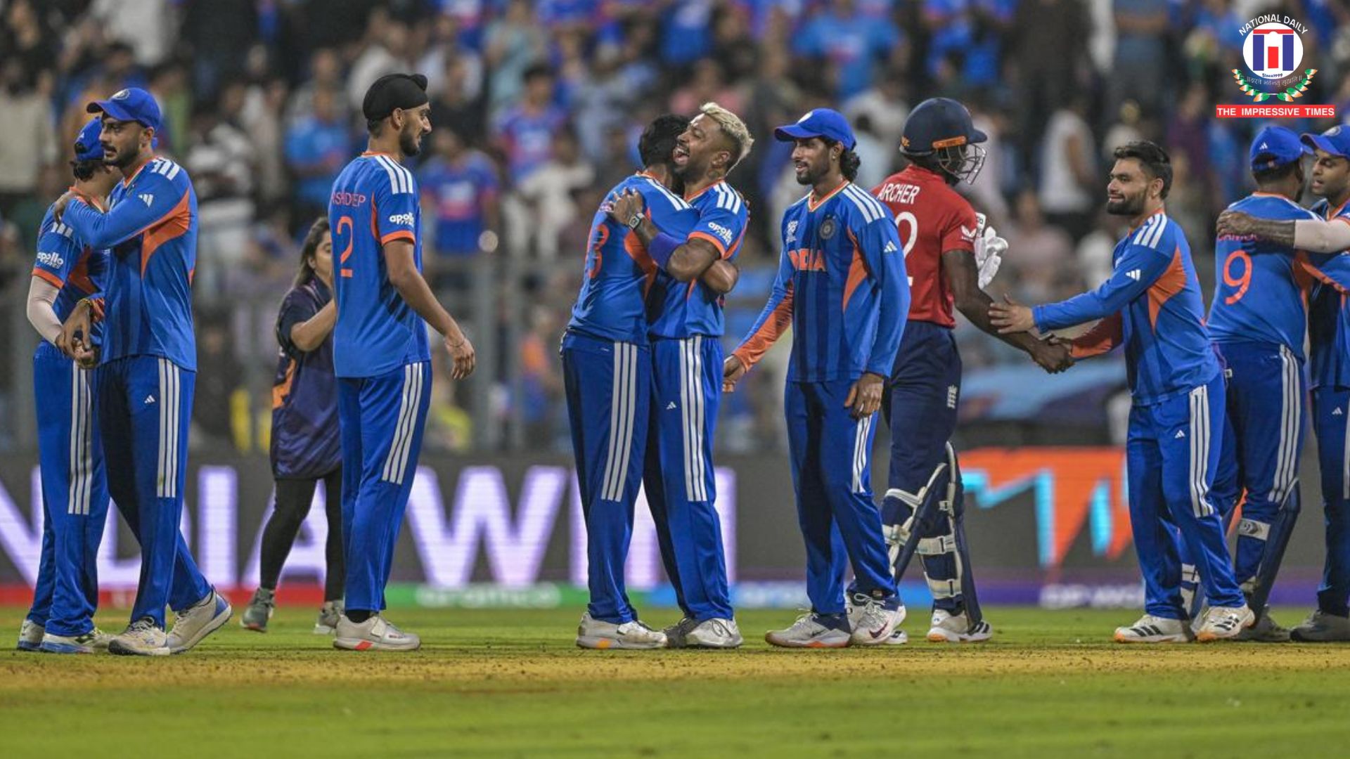 India Post Huge Total in ICC T20 World Cup Final After Explosive Top-Order Batting
