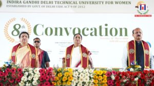 CM Rekha Gupta Inspires Graduates at 8th Convocation of Indira Gandhi Delhi Technical University for Women (IGDTUW): “Daughters Are the Architects of Tomorrow”