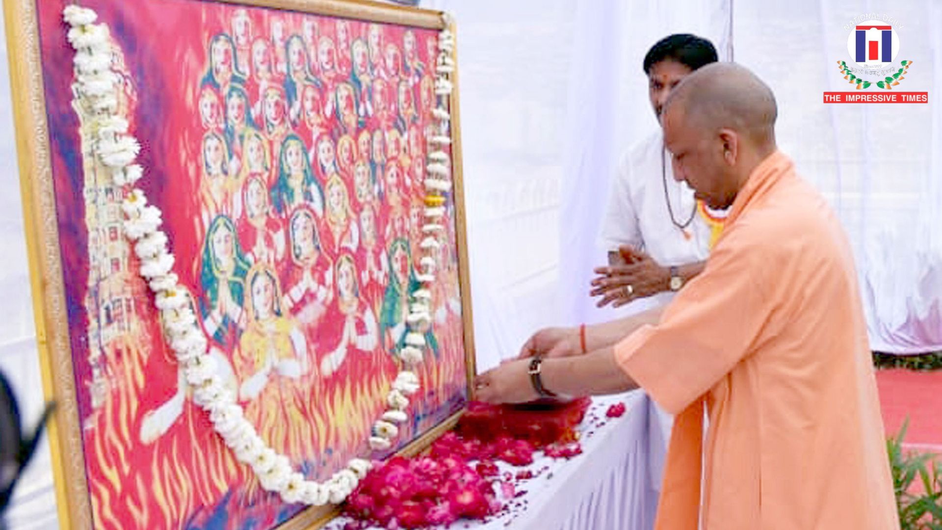 CM Yogi Pays Tribute at Jauhar Commemoration Ceremony in Chittorgarh