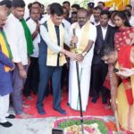 Dr. Mansukh Mandaviya and H. D. Kumaraswamy Lay Foundation for ₹14-Crore Indoor Sports Complex in Mandya
