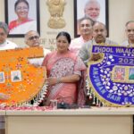 Delhi Secretariat Drenched in Festive Colors as Traditional Ceremony Marks ‘Phool Walon Ki Sair’ Celebrations