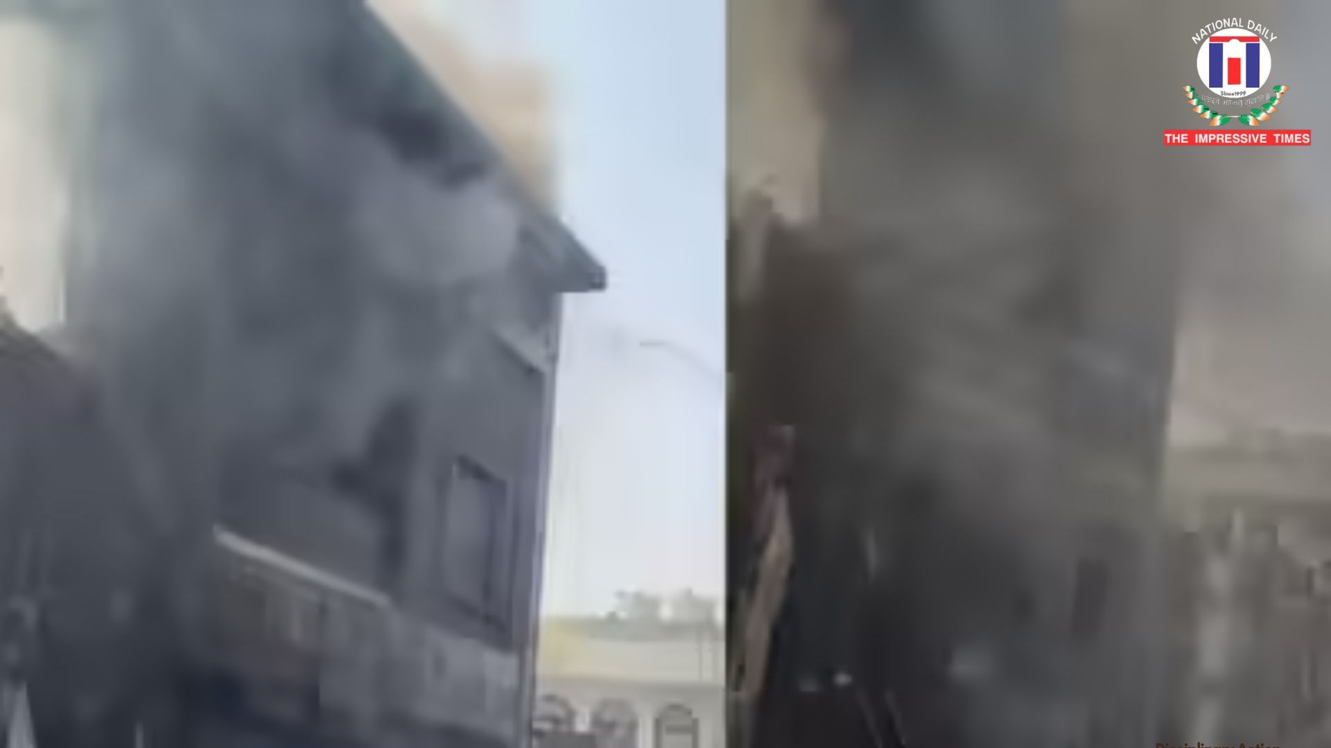 Six Killed in Major Fire Near Palam Metro Station in Delhi